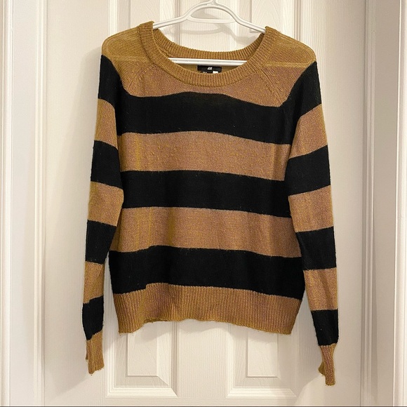 H&M - Cozy Striped Knit Sweater - Picture 1 of 7